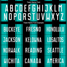 Load image into Gallery viewer, Custom Black White-Aqua Line Sublimation Soccer Uniform Jersey