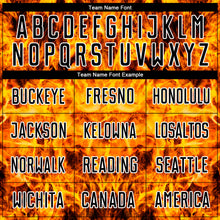 Load image into Gallery viewer, Custom Yellow Black-White Flame Sublimation Soccer Uniform Jersey