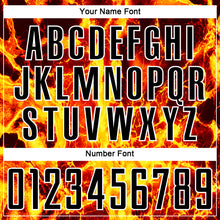 Load image into Gallery viewer, Custom Black Gold-White Flame Sublimation Soccer Uniform Jersey