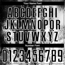 Load image into Gallery viewer, Custom Black Gray-White American Flag Flame Sublimation Soccer Uniform Jersey