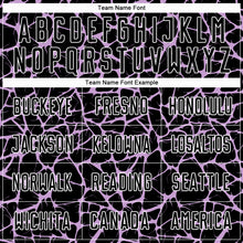 Load image into Gallery viewer, Custom Black Light Purple-White Abstract Network Splash Sublimation Soccer Uniform Jersey