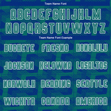 Load image into Gallery viewer, Custom Royal Teal-White Line Sublimation Soccer Uniform Jersey