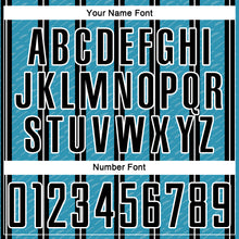 Load image into Gallery viewer, Custom Black Panther Blue-White Line Sublimation Soccer Uniform Jersey