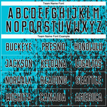 Load image into Gallery viewer, Custom Lakes Blue Black-White Abstract Fragment Art Sublimation Soccer Uniform Jersey