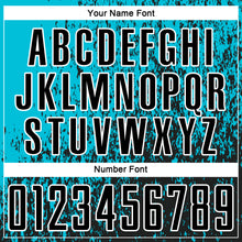 Load image into Gallery viewer, Custom Lakes Blue Black-White Abstract Fragment Art Sublimation Soccer Uniform Jersey