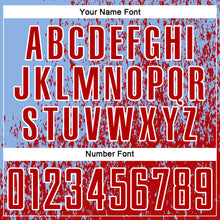 Load image into Gallery viewer, Custom Light Blue Red-White Abstract Fragment Art Sublimation Soccer Uniform Jersey