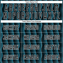 Load image into Gallery viewer, Custom Black Panther Blue-White Geometric Shape Sublimation Soccer Uniform Jersey