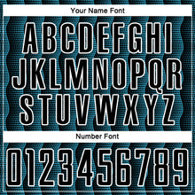 Load image into Gallery viewer, Custom Black Panther Blue-White Geometric Shape Sublimation Soccer Uniform Jersey