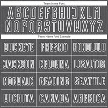 Load image into Gallery viewer, Custom Steel Gray White Geometric Shape Sublimation Soccer Uniform Jersey