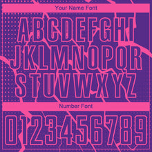 Load image into Gallery viewer, Custom Purple Pink Lightning Sublimation Soccer Uniform Jersey