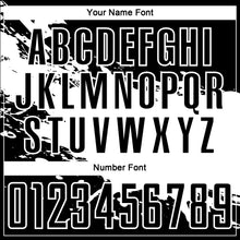 Load image into Gallery viewer, Custom Black White Splash Sublimation Soccer Uniform Jersey