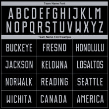 Load image into Gallery viewer, Custom Black Gray Sublimation Soccer Uniform Jersey