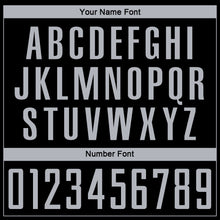 Load image into Gallery viewer, Custom Black Gray Sublimation Soccer Uniform Jersey