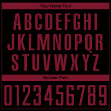 Load image into Gallery viewer, Custom Black Crimson Sublimation Soccer Uniform Jersey