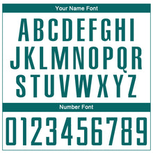 Load image into Gallery viewer, Custom White Teal Sublimation Soccer Uniform Jersey