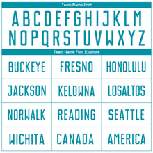 Load image into Gallery viewer, Custom White Teal Sublimation Soccer Uniform Jersey