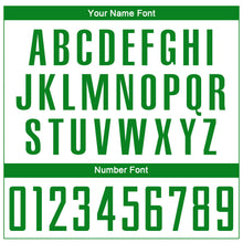 Load image into Gallery viewer, Custom White Grass Green Sublimation Soccer Uniform Jersey