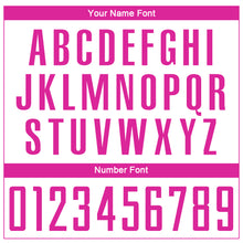 Load image into Gallery viewer, Custom White Deep Pink Sublimation Soccer Uniform Jersey