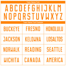 Load image into Gallery viewer, Custom White Bay Orange Sublimation Soccer Uniform Jersey