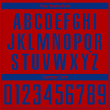 Load image into Gallery viewer, Custom Red Royal Sublimation Soccer Uniform Jersey