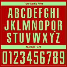 Load image into Gallery viewer, Custom Red Pea Green Sublimation Soccer Uniform Jersey