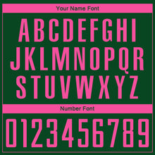 Load image into Gallery viewer, Custom Green Pink Sublimation Soccer Uniform Jersey