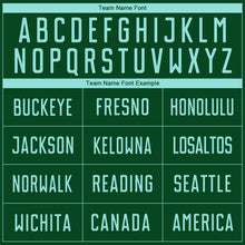 Load image into Gallery viewer, Custom Green Ice Blue Sublimation Soccer Uniform Jersey