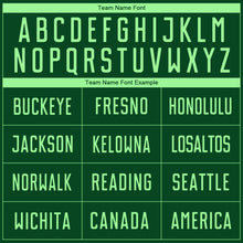 Load image into Gallery viewer, Custom Green Pea Green Sublimation Soccer Uniform Jersey