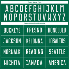 Load image into Gallery viewer, Custom Kelly Green White Sublimation Soccer Uniform Jersey