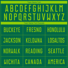 Load image into Gallery viewer, Custom Kelly Green Neon Green Sublimation Soccer Uniform Jersey