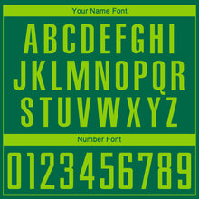 Load image into Gallery viewer, Custom Kelly Green Neon Green Sublimation Soccer Uniform Jersey