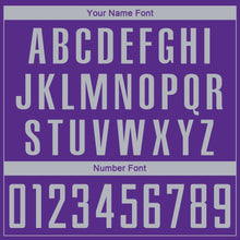 Load image into Gallery viewer, Custom Purple Gray Sublimation Soccer Uniform Jersey