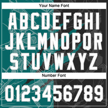 Load image into Gallery viewer, Custom Graffiti Pattern Black Teal-Gray 3D Two-Button Unisex Softball Jersey