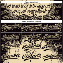 Load image into Gallery viewer, Custom Black Cream 3D Pattern Abstract Splatter Grunge Art Two-Button Unisex Softball Jersey