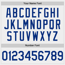 Load image into Gallery viewer, Custom White Royal Two-Button Unisex Softball Jersey