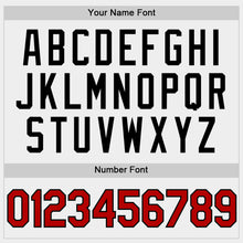 Load image into Gallery viewer, Custom White Red-Black Two-Button Unisex Softball Jersey