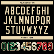 Load image into Gallery viewer, Custom Black Vintage Mexican Flag-City Cream Two-Button Unisex Softball Jersey