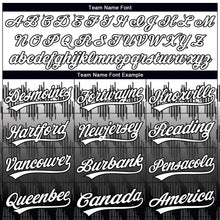 Load image into Gallery viewer, Custom White Black 3D Pattern Lines Two-Button Unisex Softball Jersey