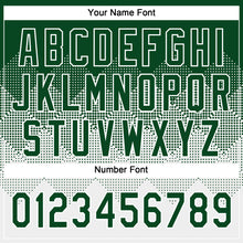 Load image into Gallery viewer, Custom Green White 3D Gradient Square Shape Two-Button Unisex Softball Jersey