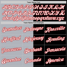 Load image into Gallery viewer, Custom Black Red-Gray Split Fashion Performance T-Shirt