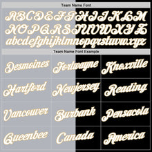 Load image into Gallery viewer, Custom Black Vegas Gold-Gray Split Fashion Performance T-Shirt