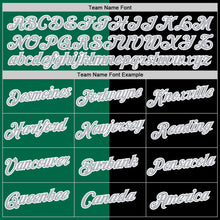 Load image into Gallery viewer, Custom Black Gray-Kelly Green Split Fashion Performance T-Shirt