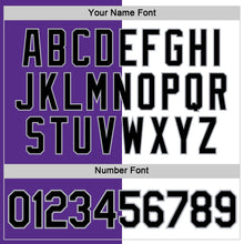 Load image into Gallery viewer, Custom Purple Black-Gray Split Fashion Performance T-Shirt