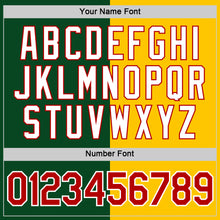 Load image into Gallery viewer, Custom Green Red-Yellow Split Fashion Performance T-Shirt