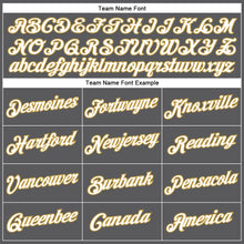 Load image into Gallery viewer, Custom Steel Gray White-Old Gold Performance T-Shirt