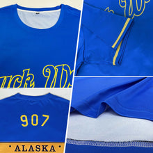 Load image into Gallery viewer, Custom Royal Royal-Gold Performance T-Shirt