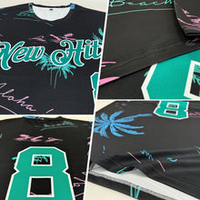 Load image into Gallery viewer, Custom 3D Pattern Design Hawaii Palm Trees Performance T-Shirt