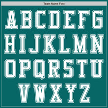 Load image into Gallery viewer, Custom Teal White Authentic Baseball Jersey