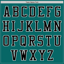 Load image into Gallery viewer, Custom Teal Black-White Authentic Baseball Jersey