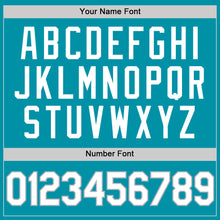 Load image into Gallery viewer, Custom Teal White-Gray Authentic Throwback Basketball Jersey